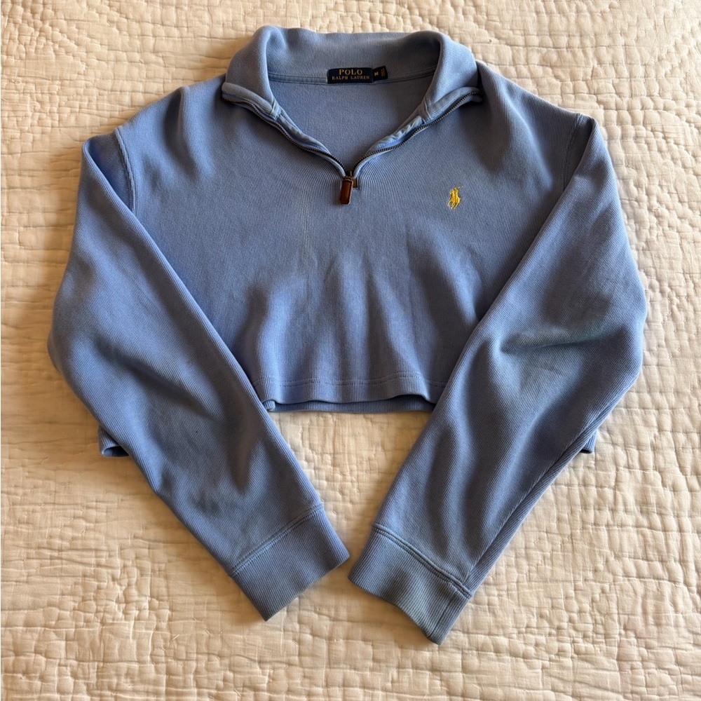 Cropped Ralph Lauren Quarter Zip
